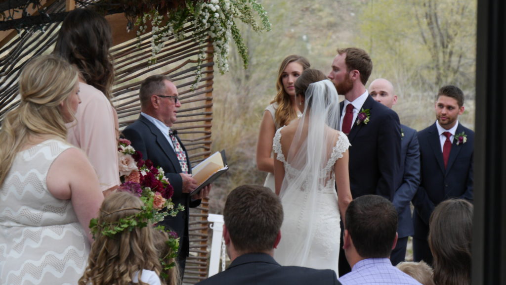 Officiant with T and D