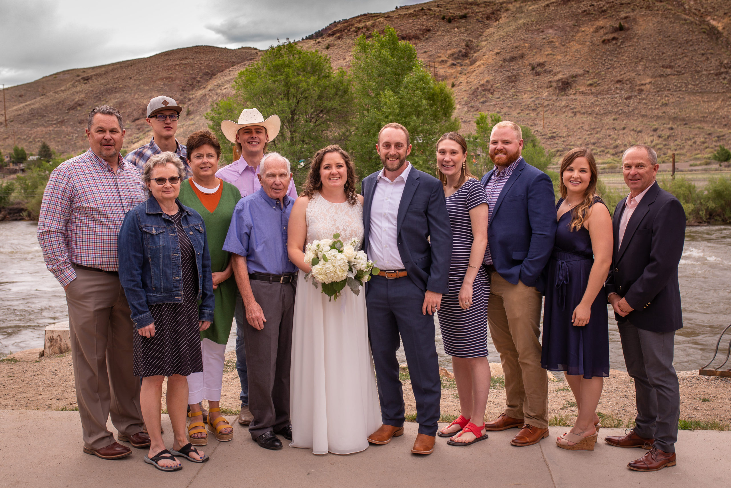 Chad & Rustic Summer Wedding Steamplant Wedding